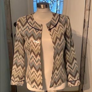 Sequin pattern jacket